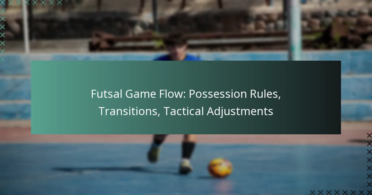 Futsal Game Flow: Possession Rules, Transitions, Tactical Adjustments