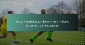 Futsal Handball Rule: Player Actions, Referee Discretion, Game Scenarios